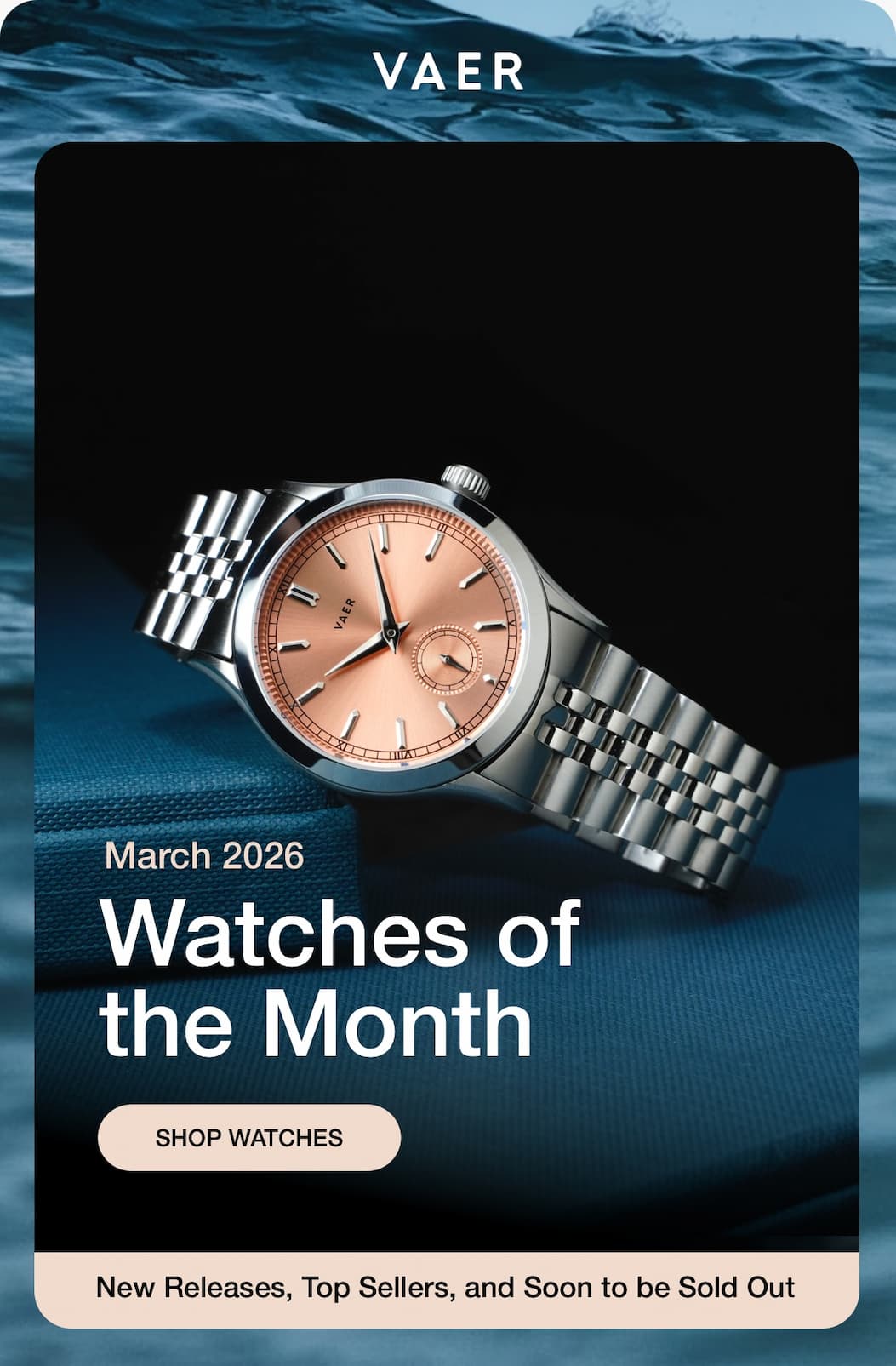 Vaer Highlights Featured Timepieces in Monthly Collection Review
