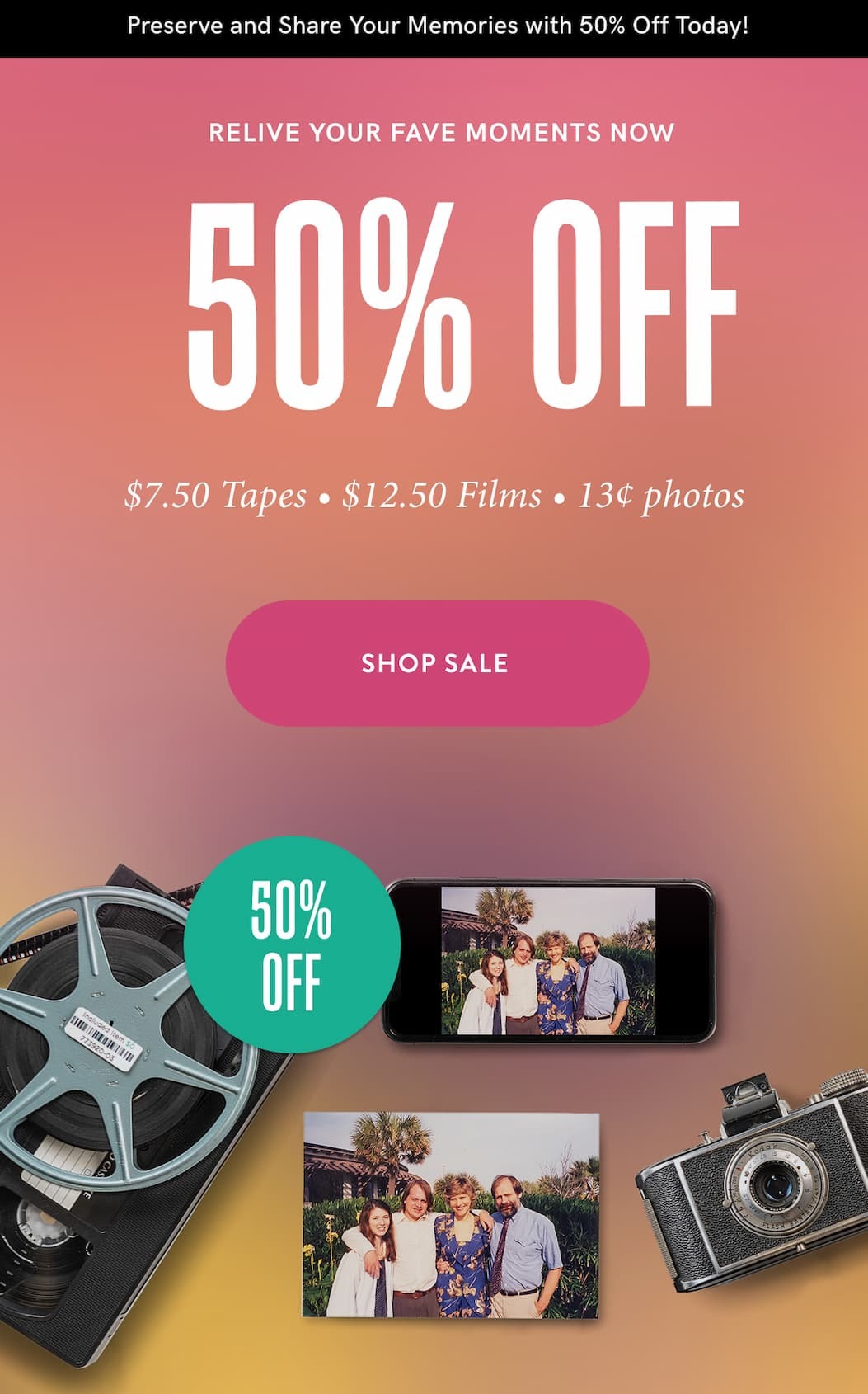 Tape Sale Alert! $7.50 taps