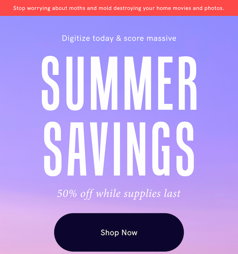 Shop sale