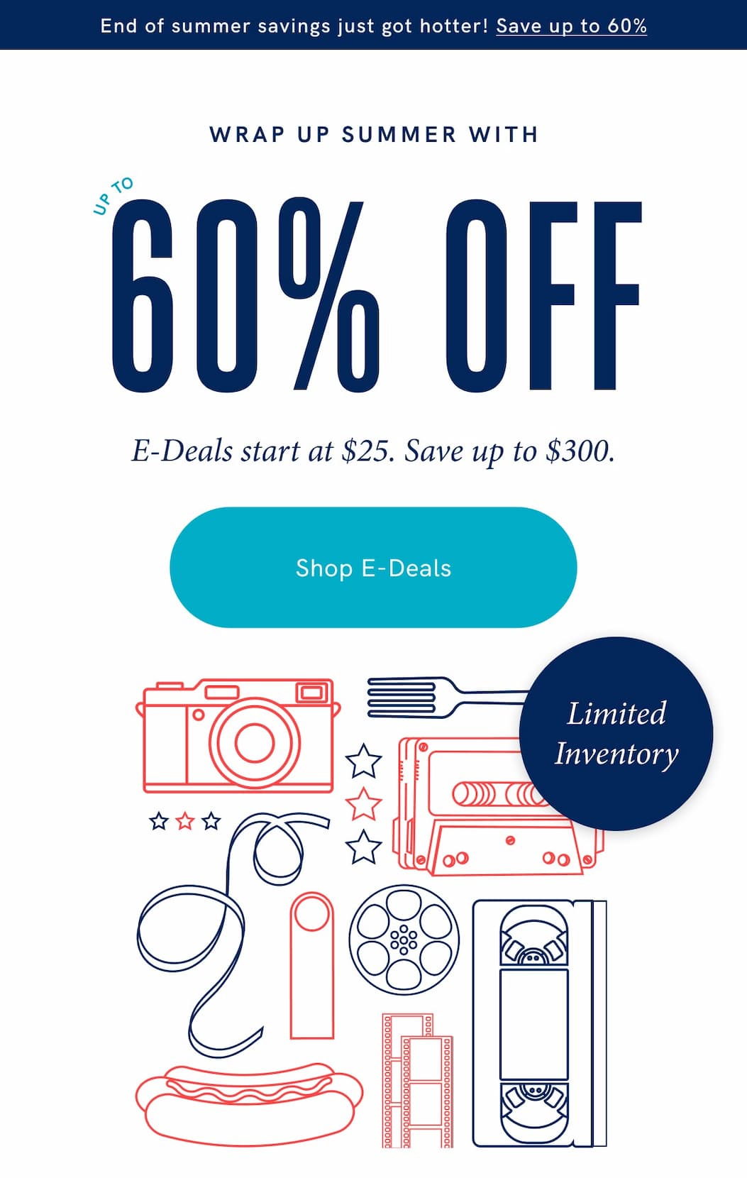 Shop sale