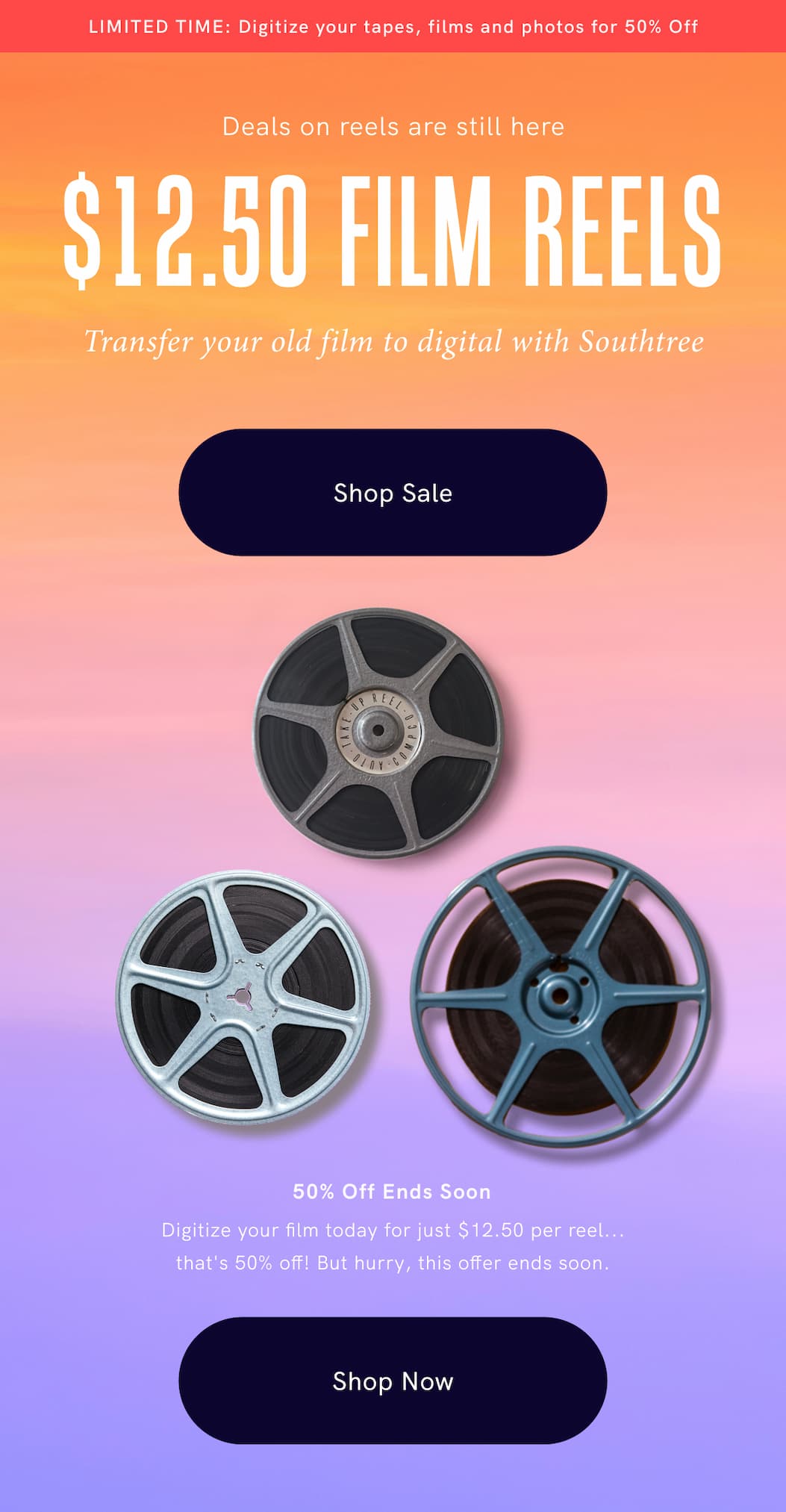 Shop sale