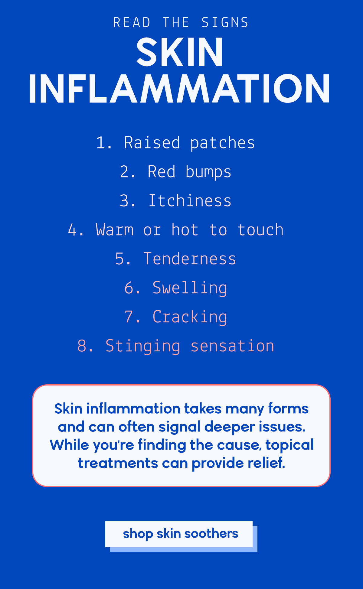 8 signs your skin is inflamed Chubby Snacks