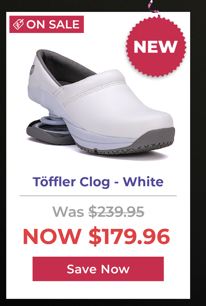 Töffler Clog - White