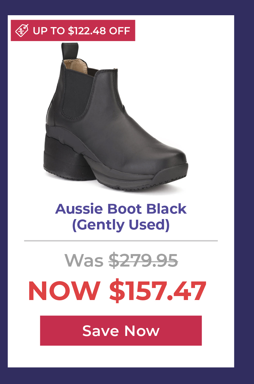 Aussie Boot Black (Gently Used)