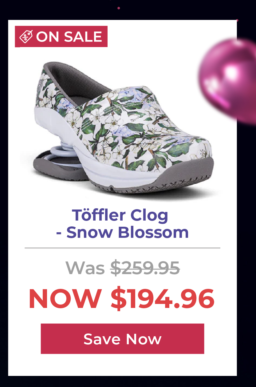Töffler Clog - Snow Blossom