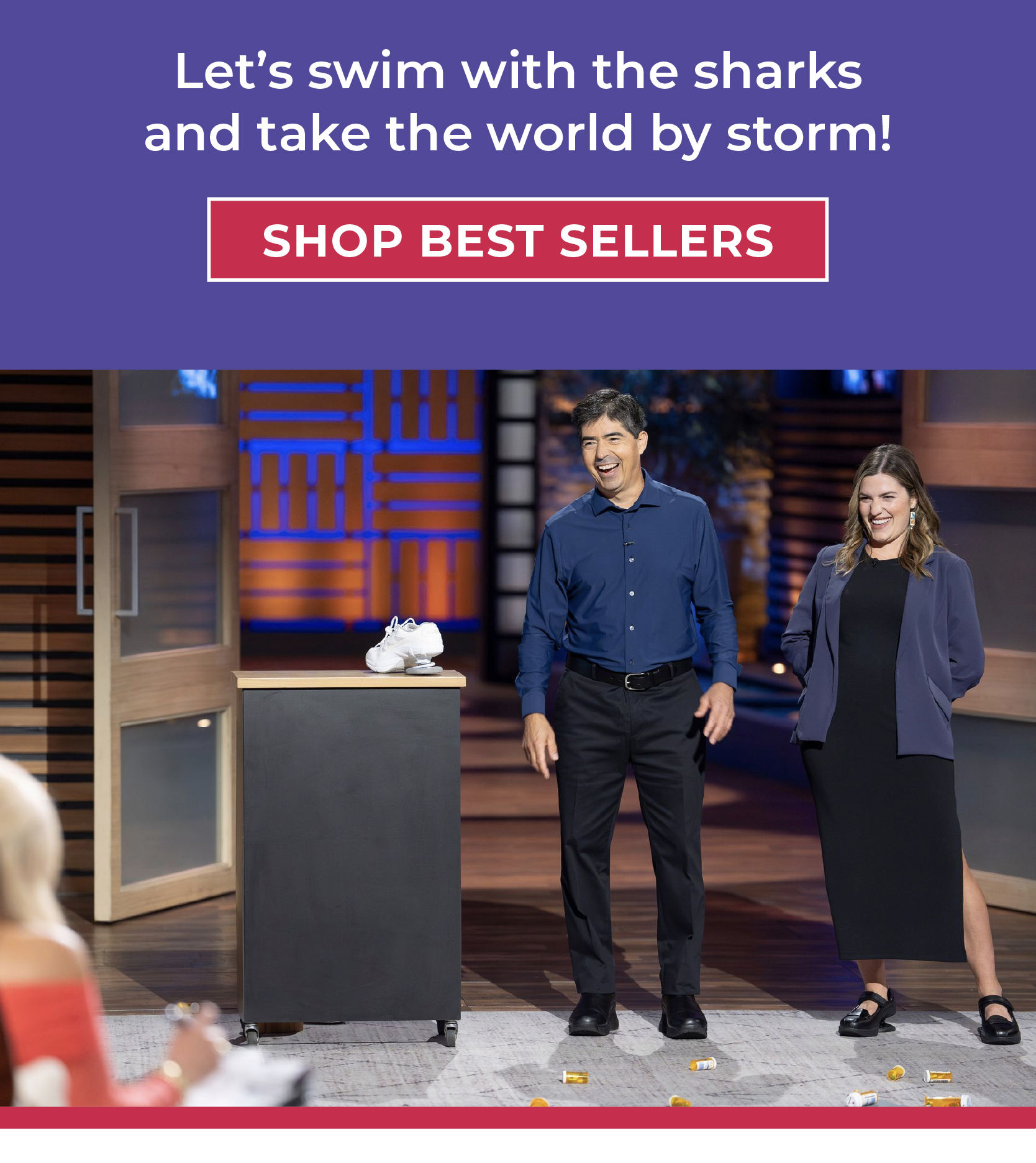 Let's swim with the sharks and take the world by storm!