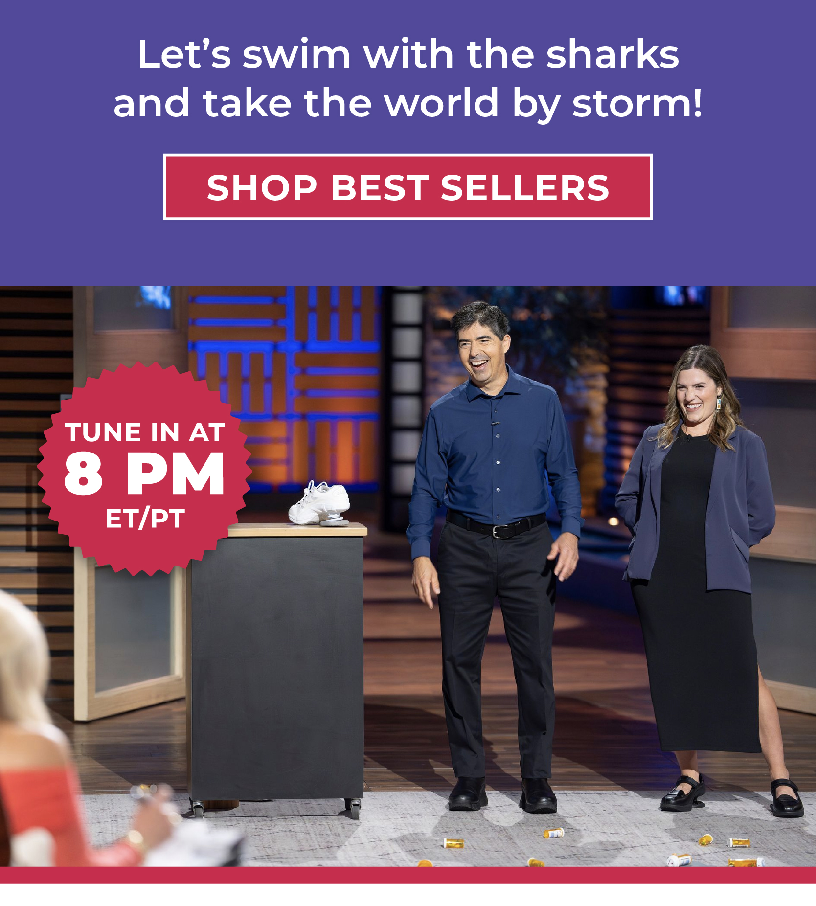 Let's swim with the sharks and take the world by storm!