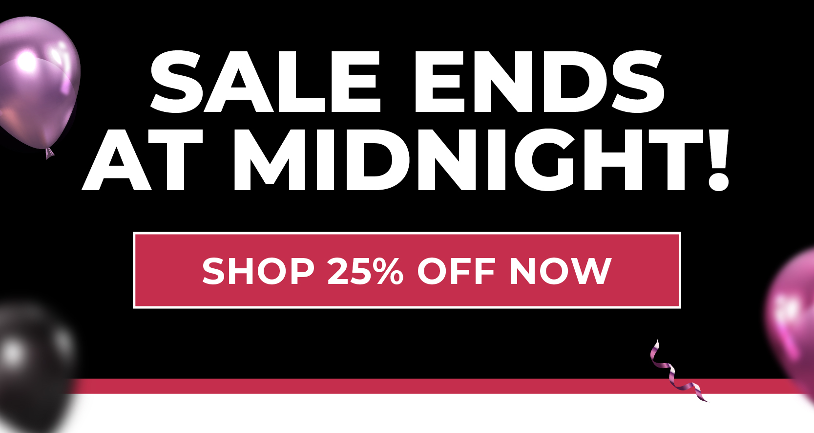 SALE ENDS AT MIDNIGHT!