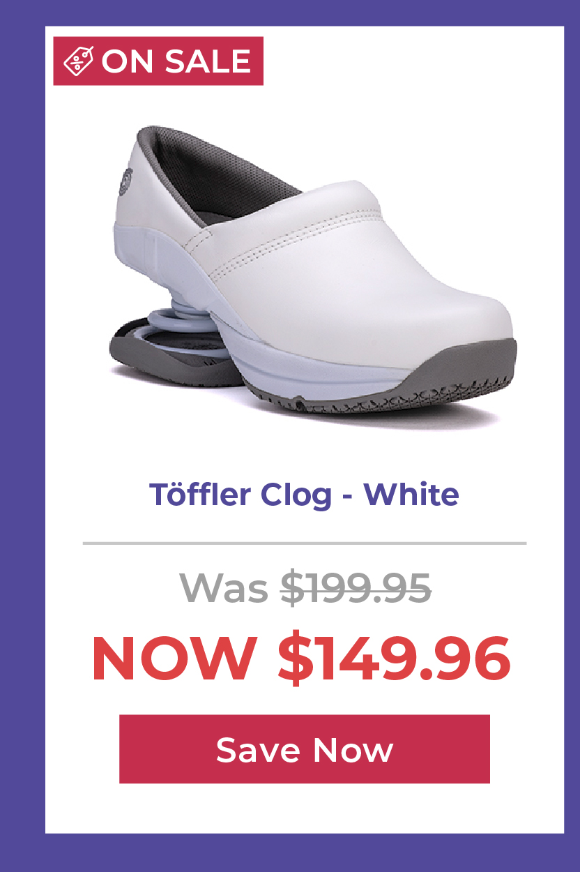 Töffler Clog - White