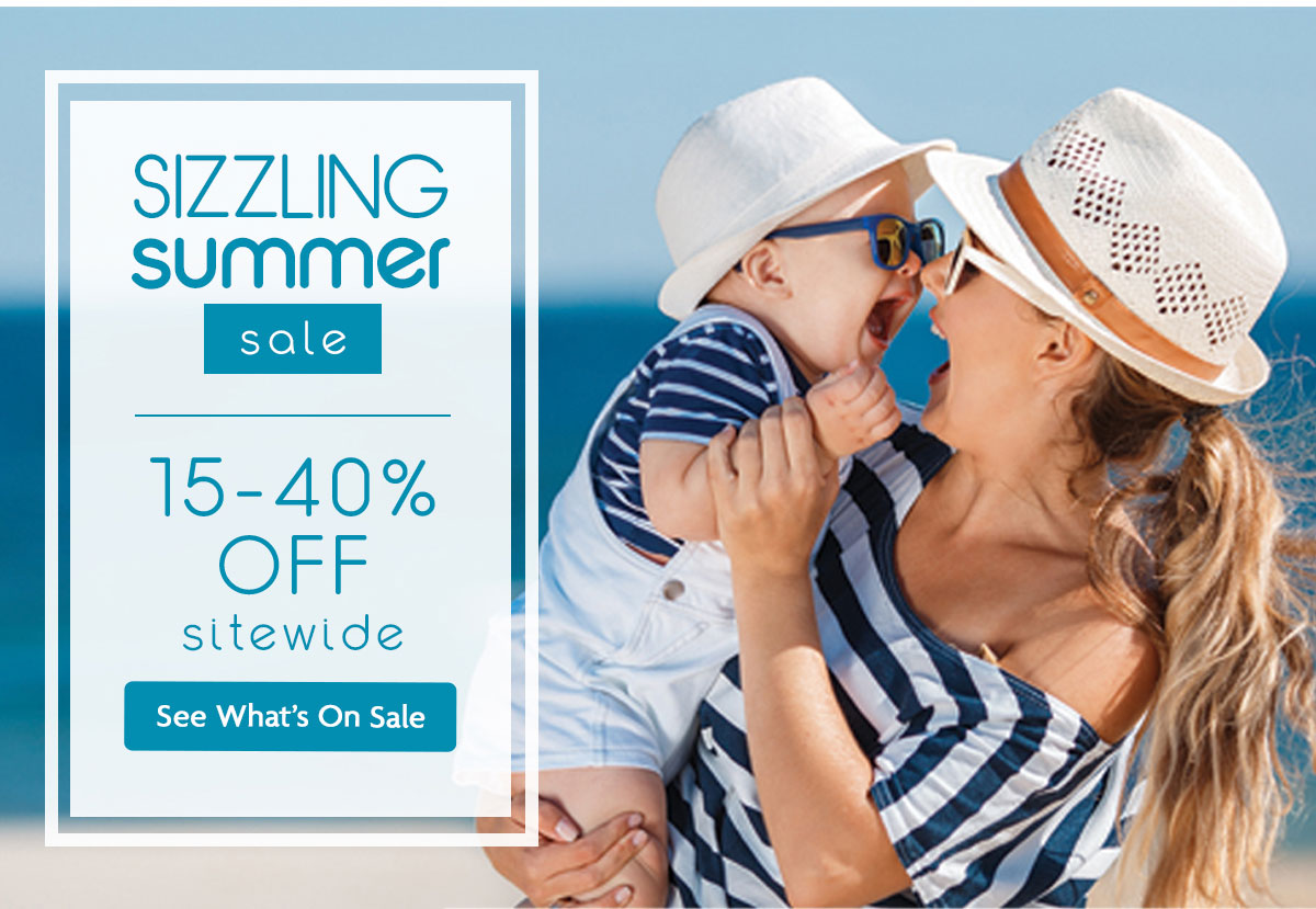 SIZZLING summer sale | 15 - 40% OFF sitewide | See What's On Sale