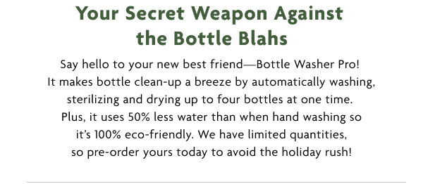 Your Secret Weapon Against the Bottle Blahs | Say hello to your new best friend—Bottle Washer Pro!