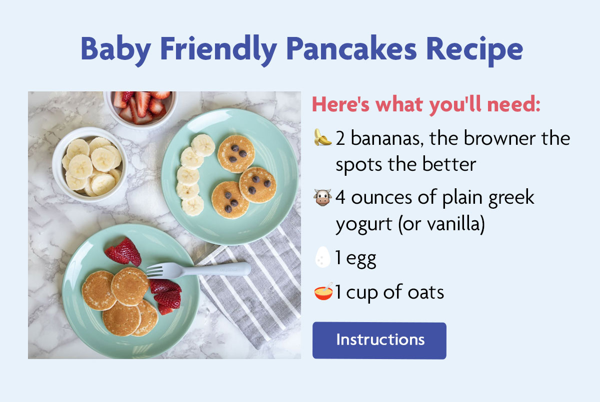 BABY FRIENDLY PANCAKES RECIPE | Instructions