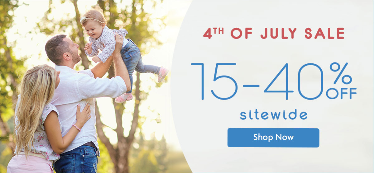 4TH OF JULY SALE 15 - 40% OFF sitewide | Shop Now