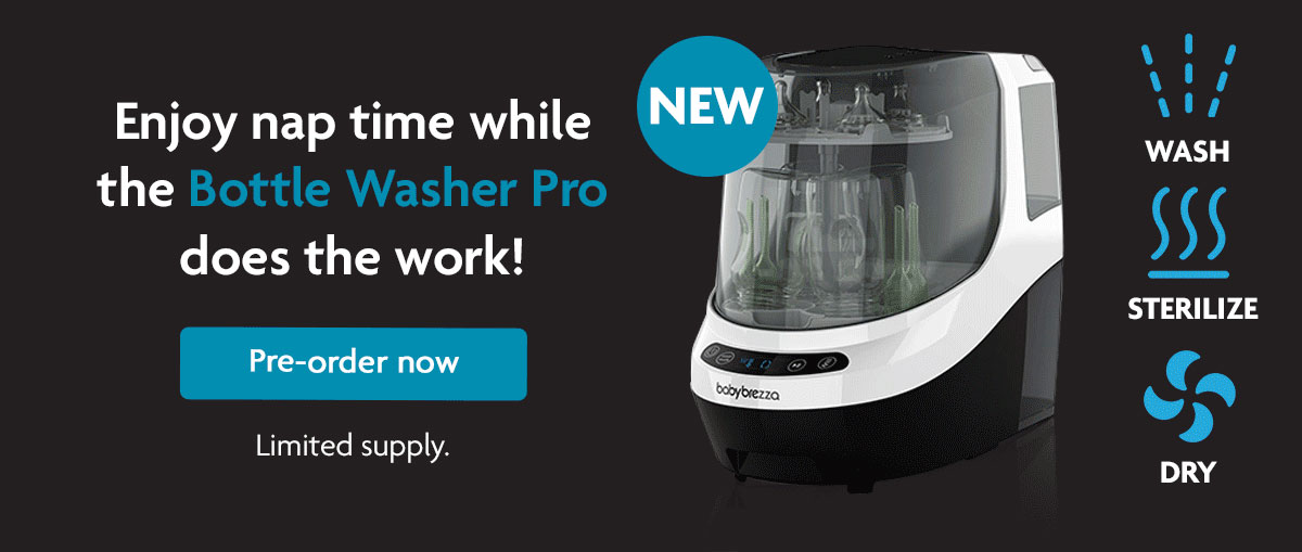 Enjoy nap time while the Bottle Washer Pro does the work! | Pre-order now | Limited supply.