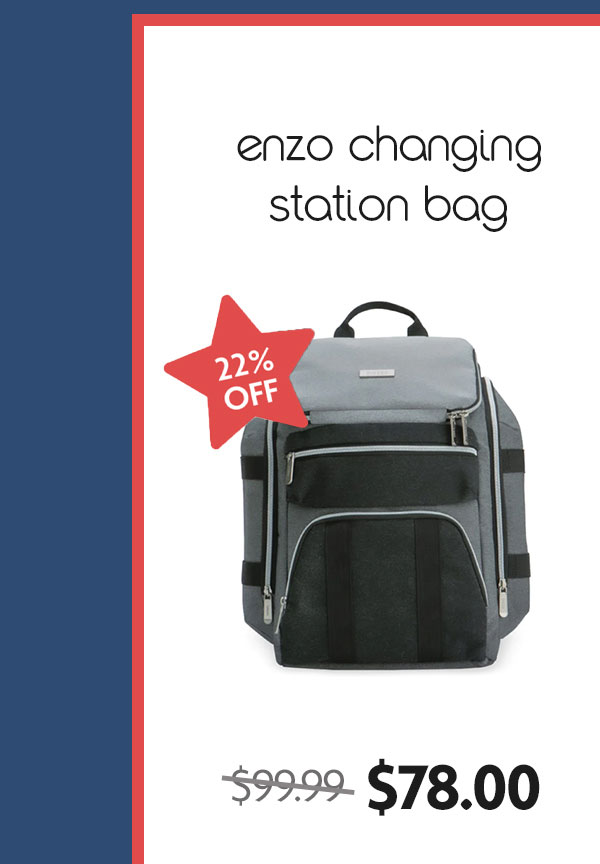 enzo changing station bag 22% OFF