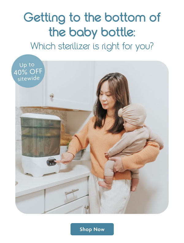 Getting to the bottom of the baby bottle: Which sterilizer is right for you? | Shop Now