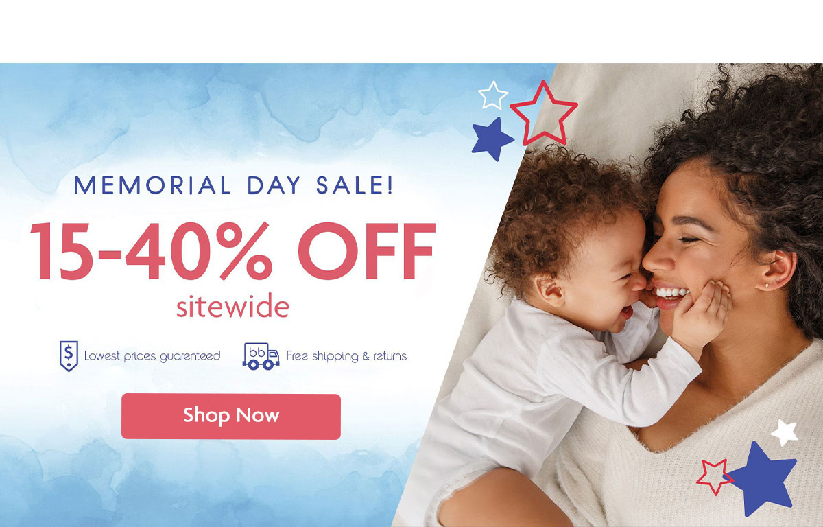 Memorial Day Sale! | 15-40% OFF sitewide | Shop Now