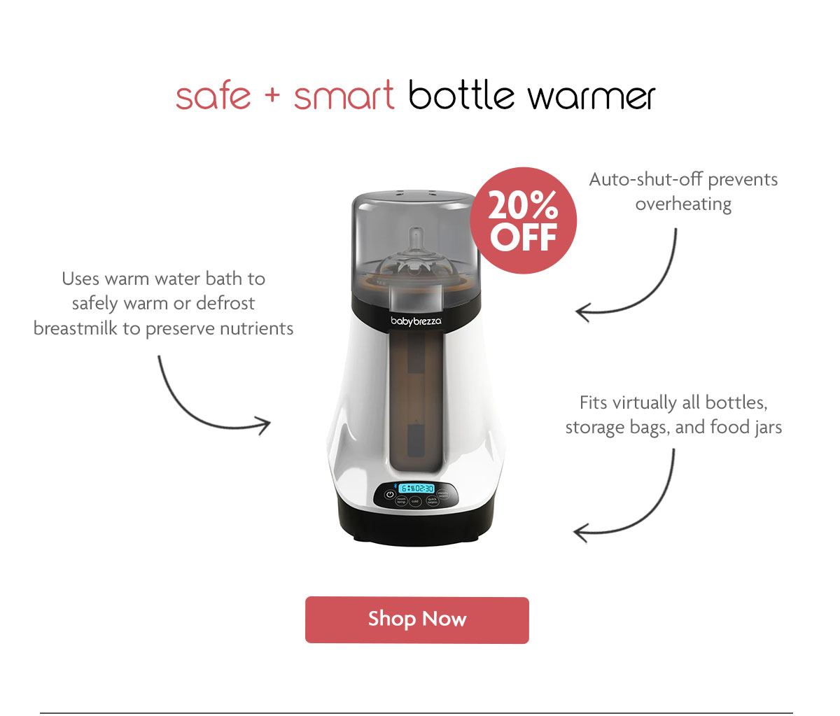 safe + smart bottle warmer | Shop Now