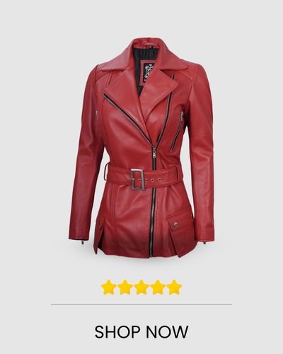 red moto jacket