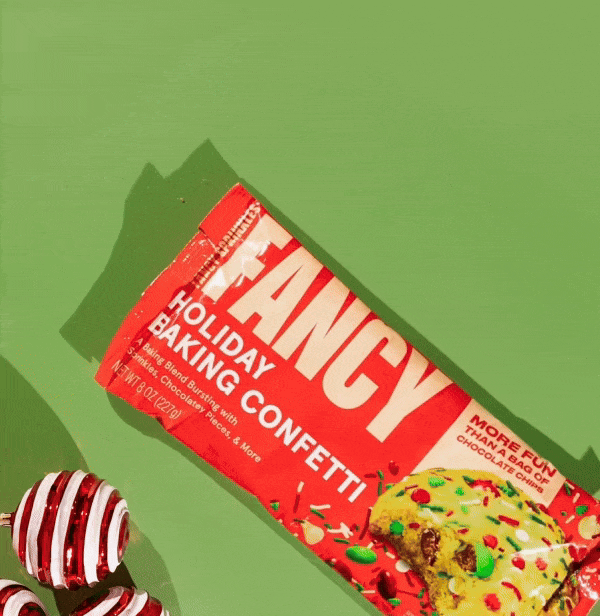 Gif of Fancy Sprinkles Holiday Baking Confetti