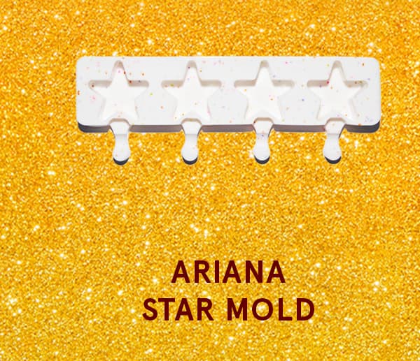 An image of our Ariana Star baking mold, part of the prize pack
