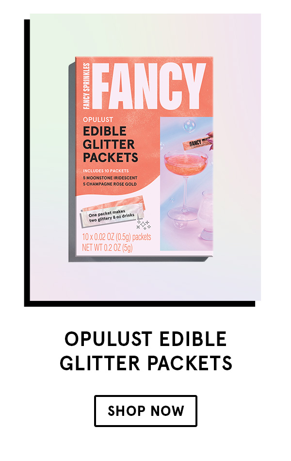 Shop Opulust Edible Glitter Packets Now