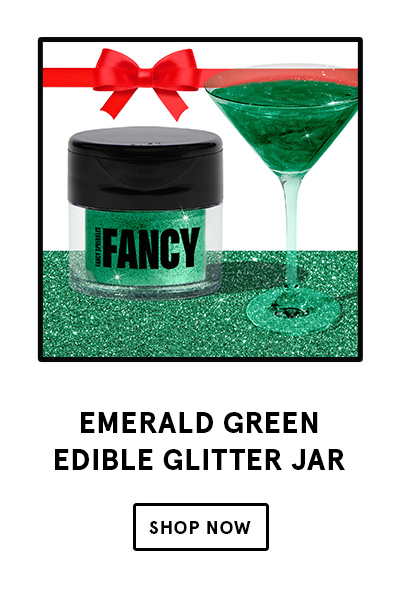 Emerald Green Edible Glitter Jar