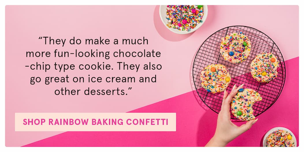 A 5 star review of our Rainbow Baking Confetti. Shop now at Walmart! 