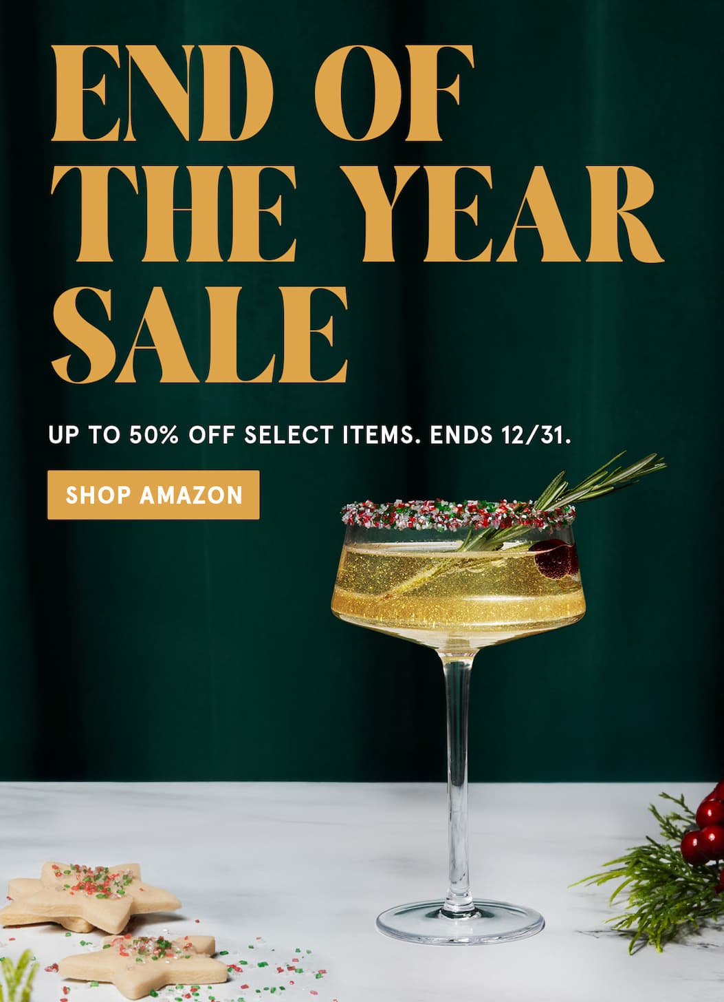 Shop Fancy's End of the year sale! Up to 50% off select items. Ends 12/31. Only on Amazon.