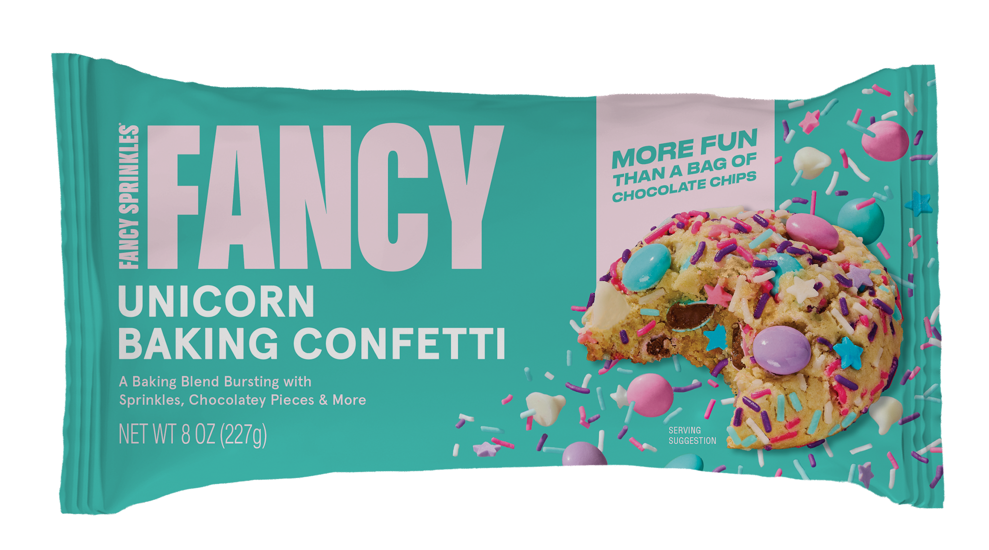 A picture of the Unicorn Baking Confetti Packaging
