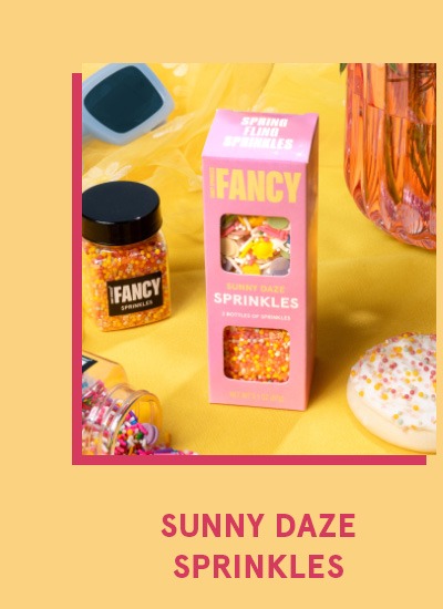 Our limited edition Sunny Daze spring sprinkle set