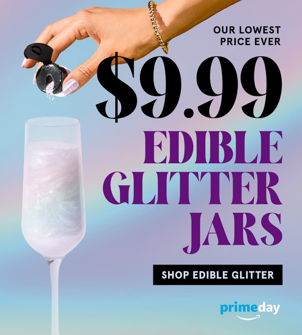 $9.99 Edible Glitter Jars, shop the Prime Day Sale