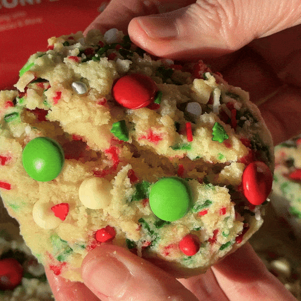 Mouthwatering sugar cookies baked with Fancy Holiday Baking Confetti!