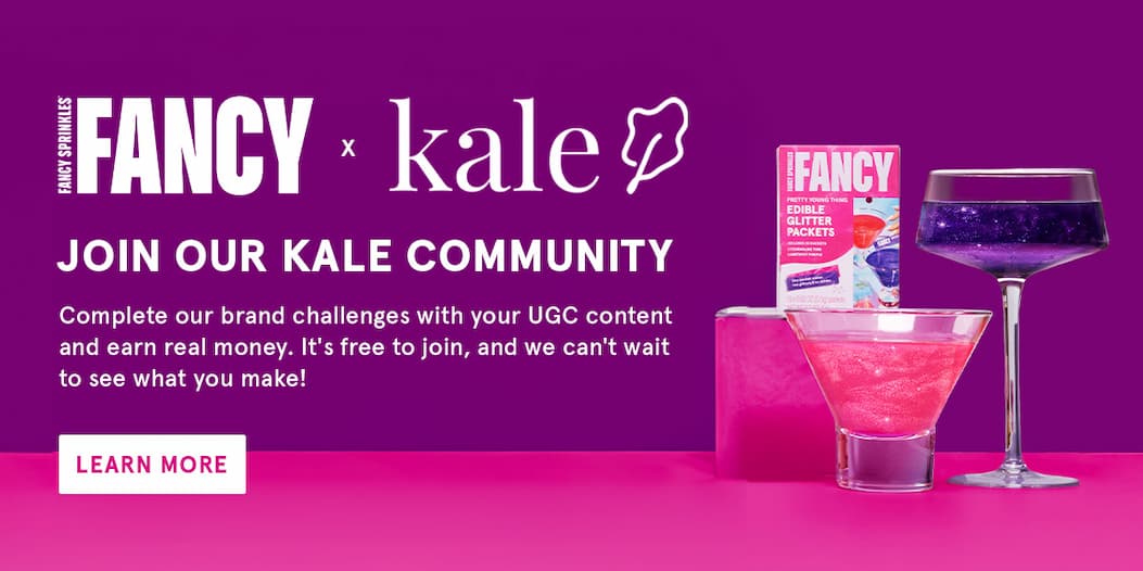 Join our Kale community! Click to learn more. 