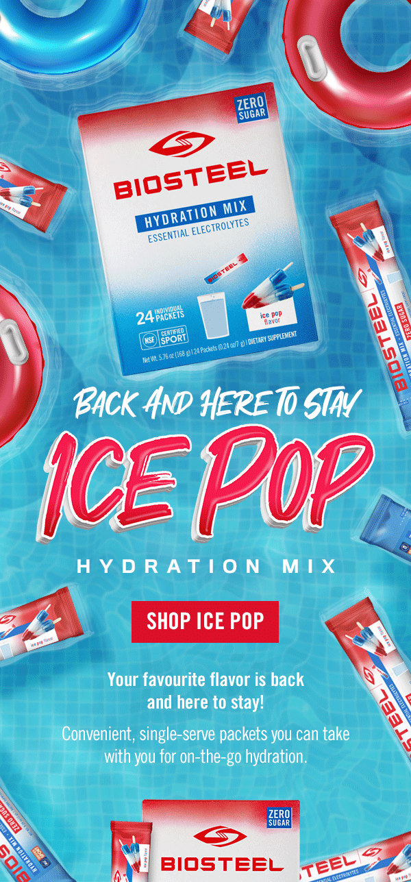 IT'S BACK Ice Pop Hydration Mix Bio Steel