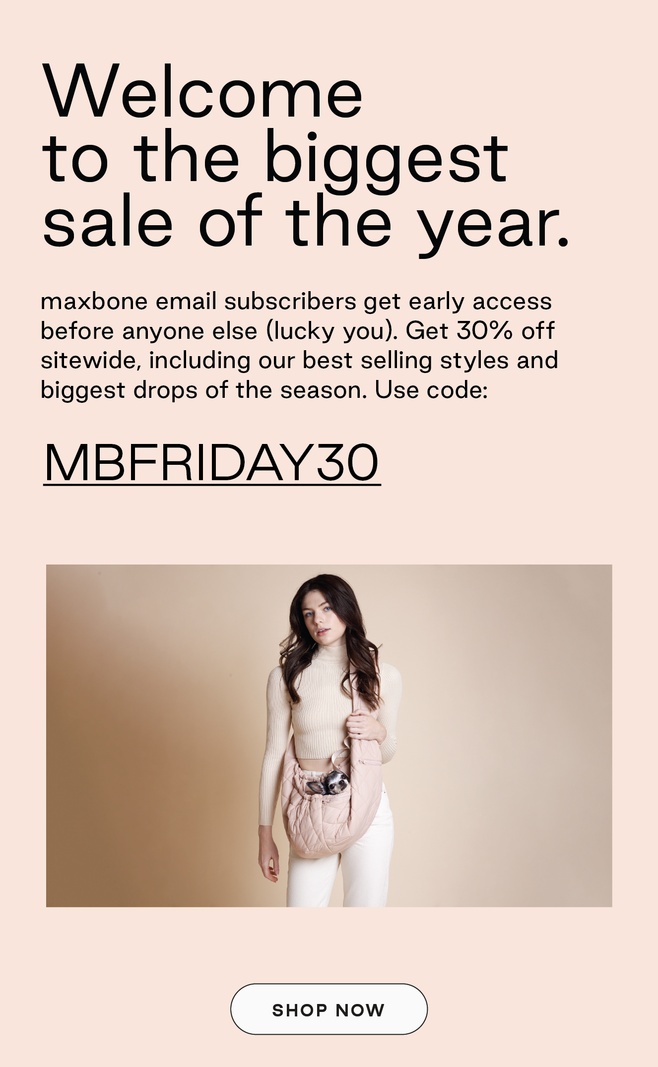 Black Friday Starts Now