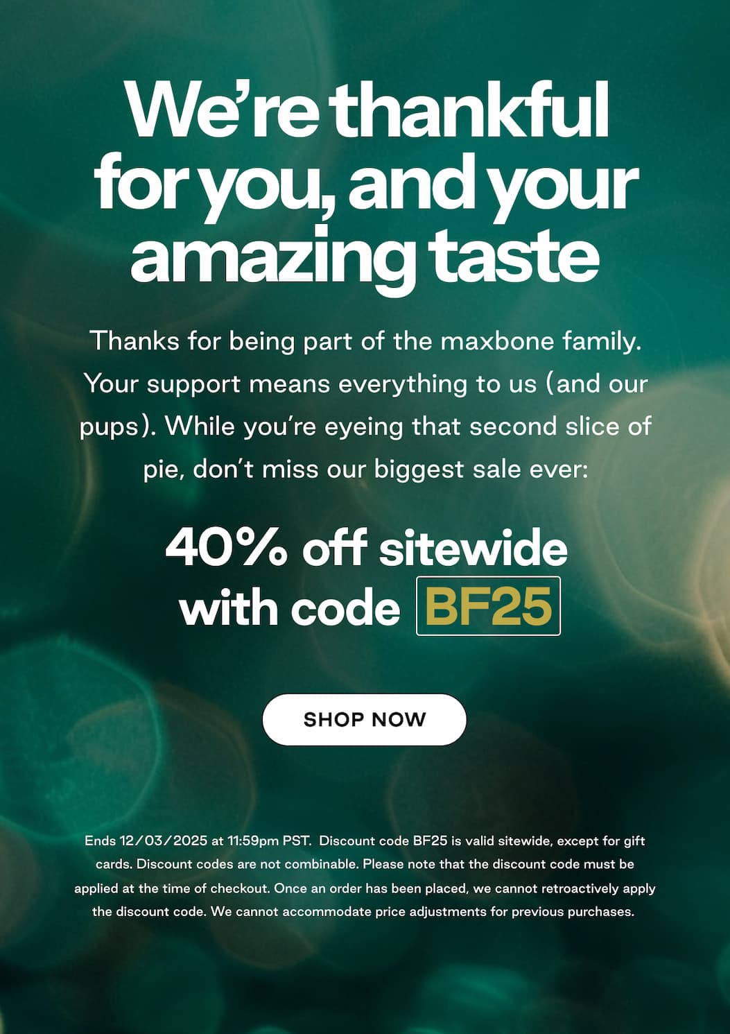 Black Friday Is Here