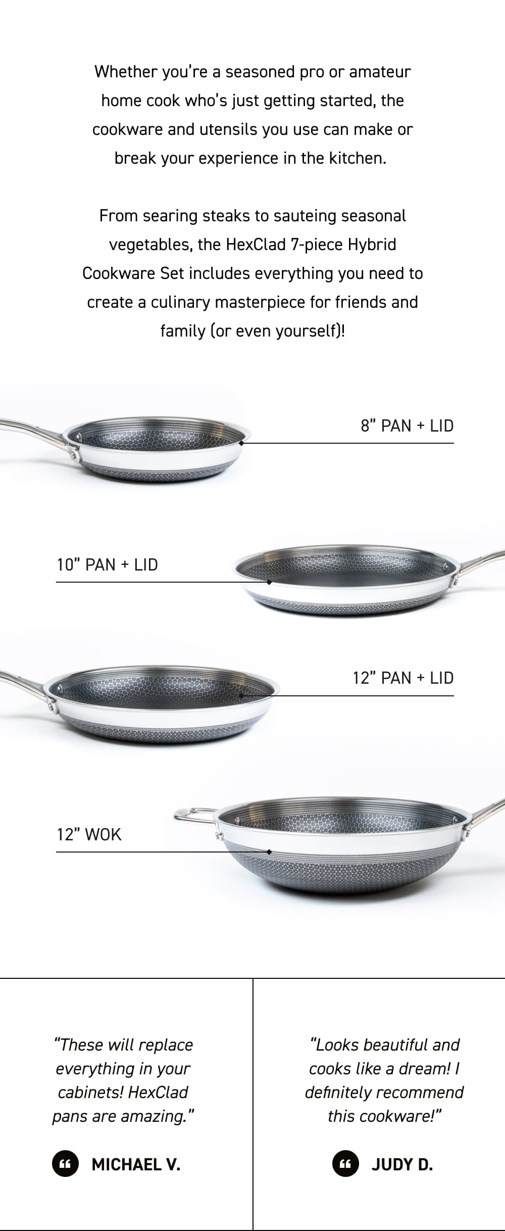 Made for Every Kitchen HexClad