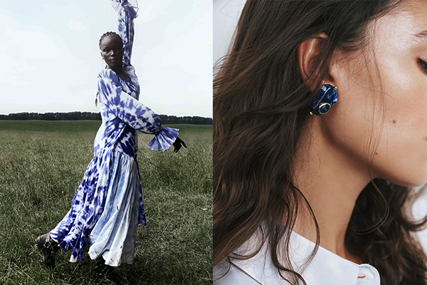 Aura Denim Midi Dress | Sea Spray Wash | Aje – Aje NZ