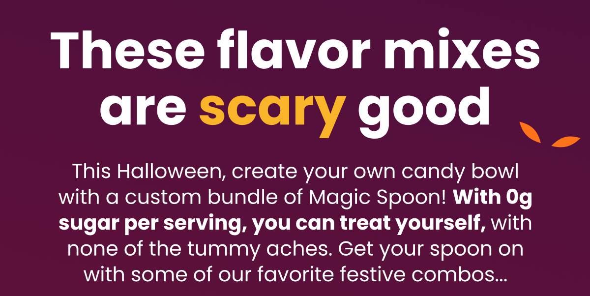 These flavor mixes are scary good These flavor mixes are scary good