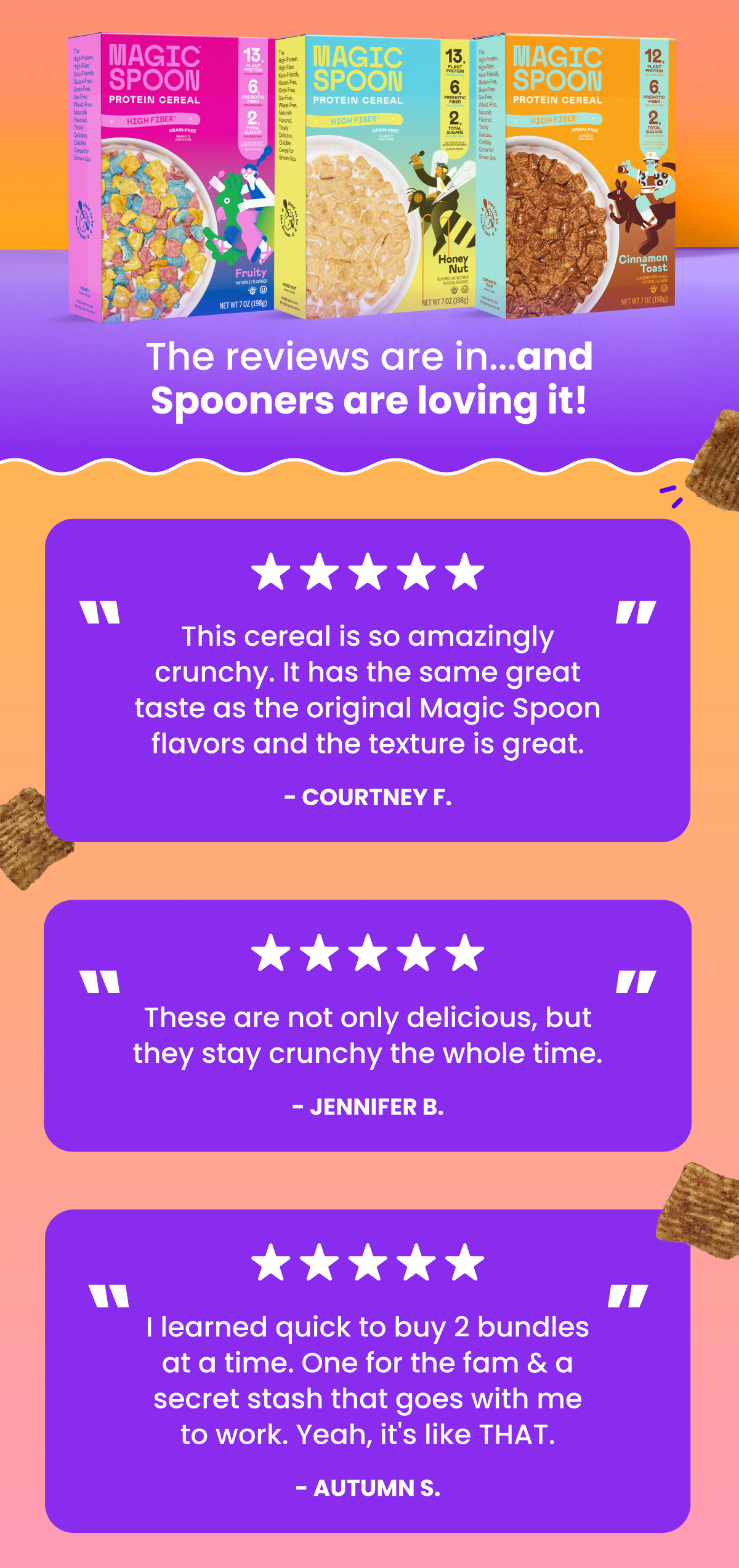 The reviews are in... and Spooners are loving it The reviews are in... and Spooners are loving it