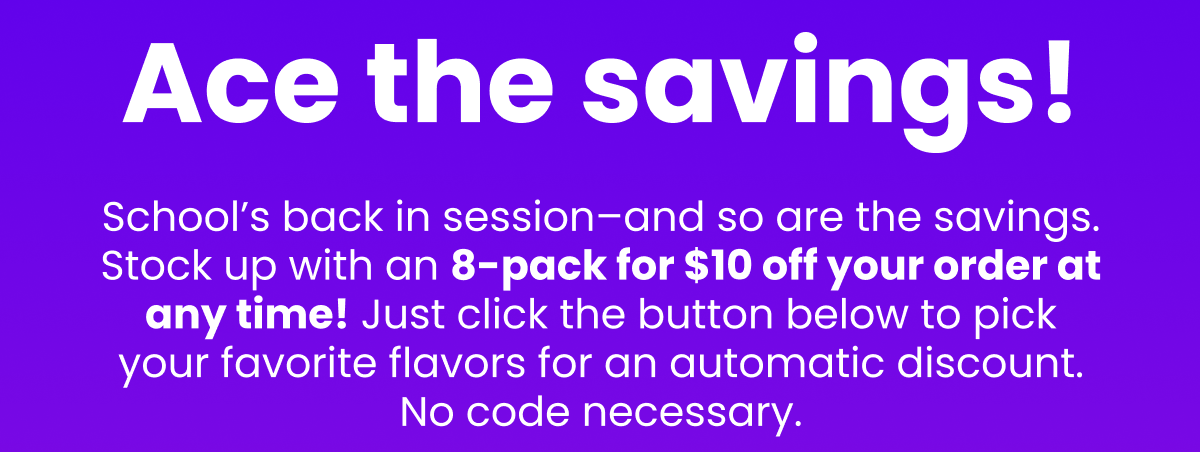 Ace the savings!