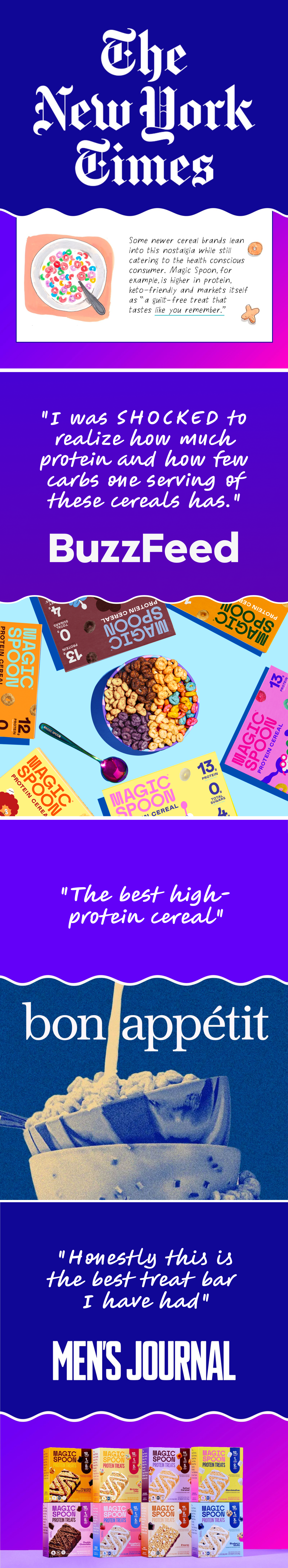 BuzzFeed, The New York Times, Bon Appétit, and more can’t stop talking about us.