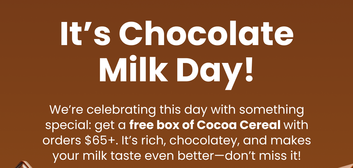 It's Chocolate Milk Day It's Chocolate Milk Day