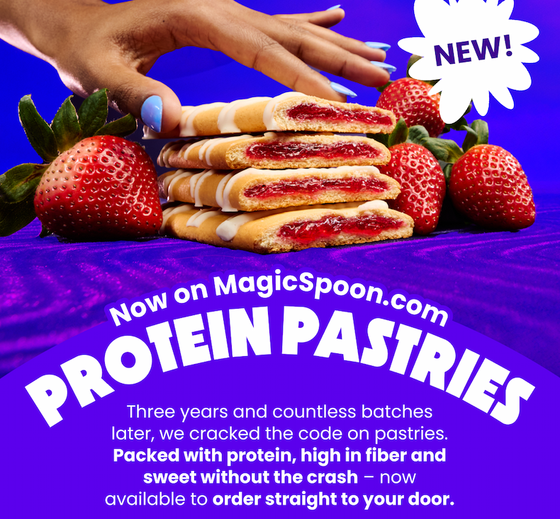 Protein Pastries now on Magicspoon.com
