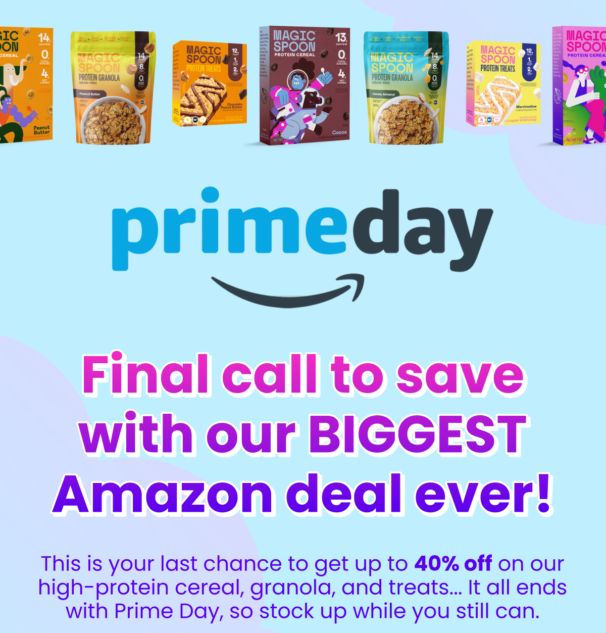Finall call to save with our biggest Amazon deal ever!