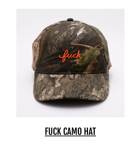 Fuck Camo Hat