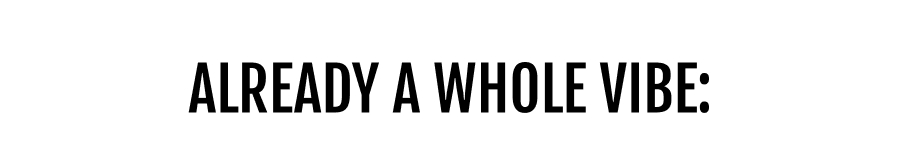 already a whole vibe