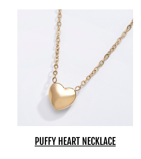 PUFFY HEART NECKLACE