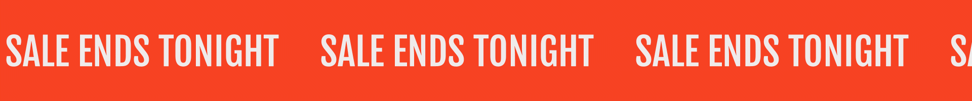 GIF | Sale Ends Tonight